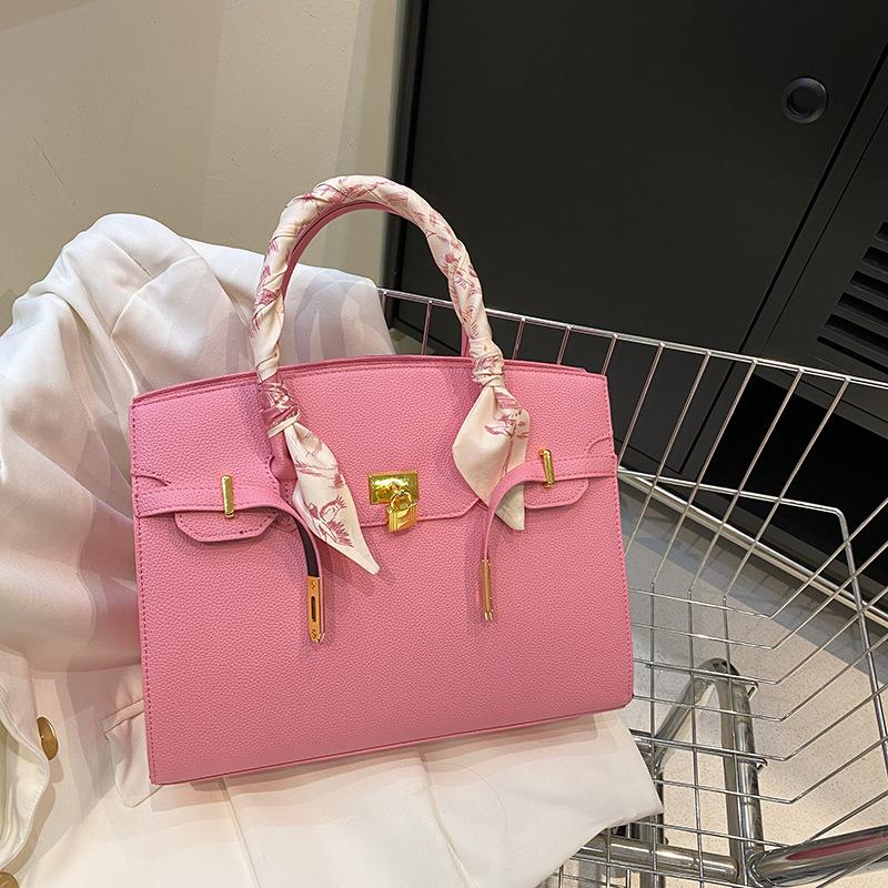 Новая сумка высокого класса, шелковый шарф, контрастная платиновая сумка, портативная на плечо женская сумка