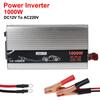 Solar Car Inverters 1000W for Car Home Laptop Truck Electronic Voltage Transformer 12V To 110V 220V Portable Pure Sine Wave Power Inverter