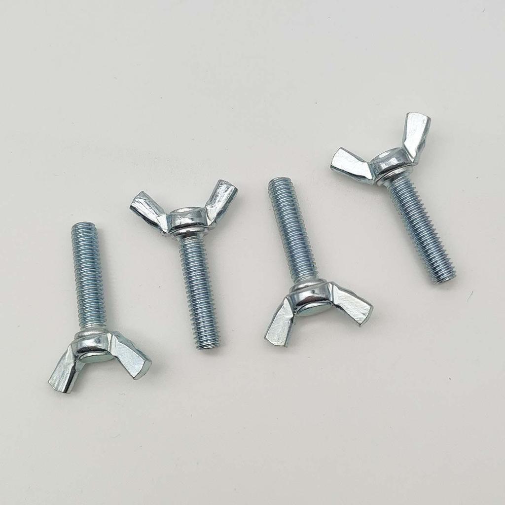 Galvanized Carbon Steel Wing Nut Bolt M4-M12