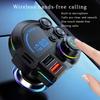 Car Bluetooth Music Player FM Transmitter Receiver Bluetooth Hands-Free Telephone20W Fast Charging Wireless Car Charger MP3Player PD Dual-port