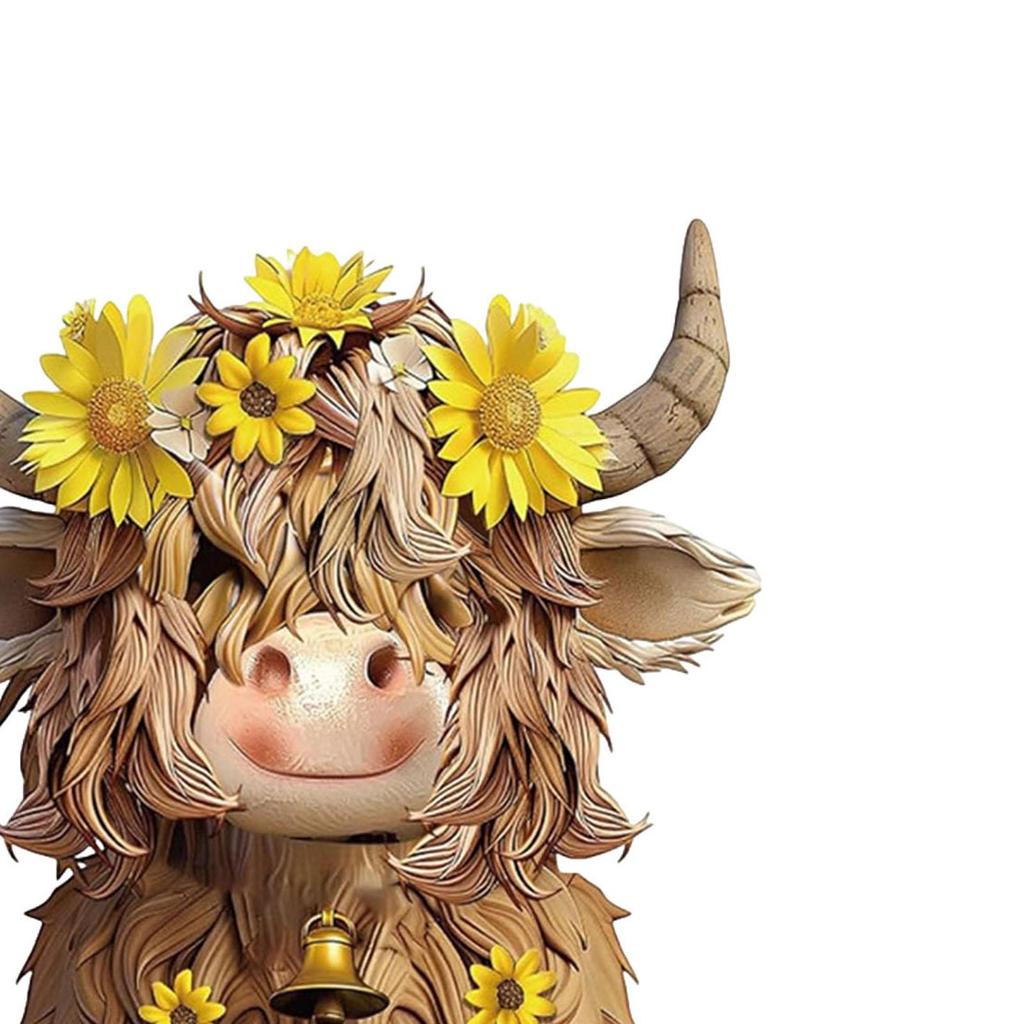 Статуя на Хэллоуин Украшения для прихожей Изделия ручной работы Офисные художественные изделия Шкаф для дома Центральные украшения для стола Камин Спальня Фигурка коровы Гнома