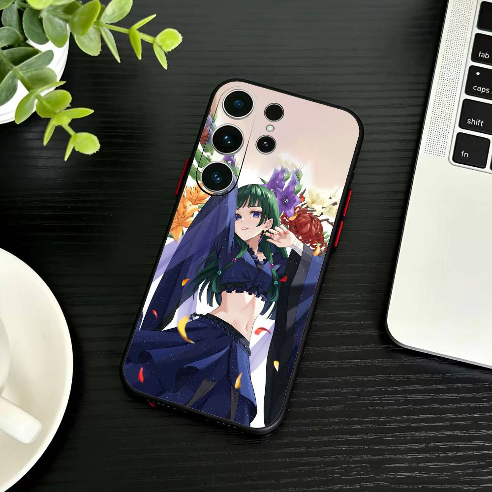 Чехол для телефона Аниме Дневники аптекаря Маомао Для Samsung S26, S25, S24, S23, S22, S21, S20, Plus, Fe, Lite, Другие Черный Чехол