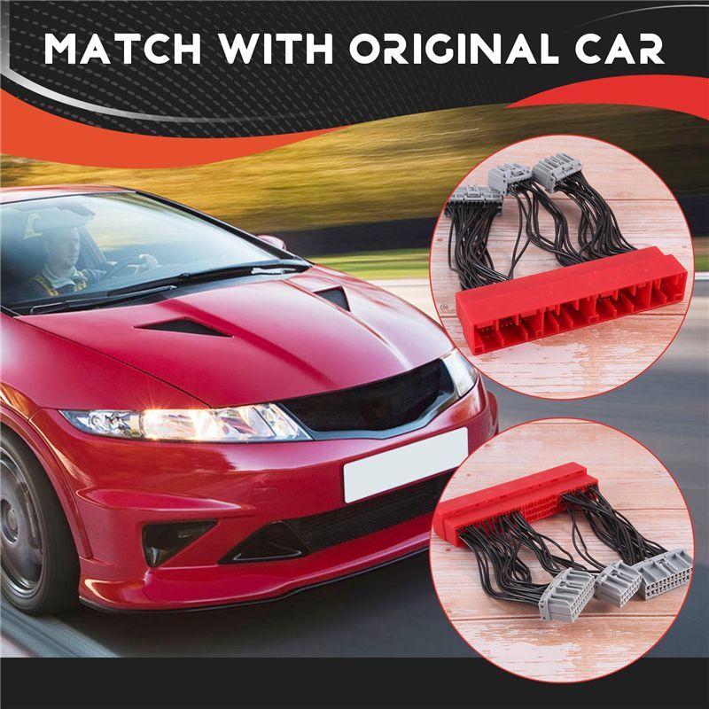 OBD Conversion ECU Harness, For Honda Civic Acura OBD2A To OBD1 Harness ECU Jumper Conversion Wiring-A91R