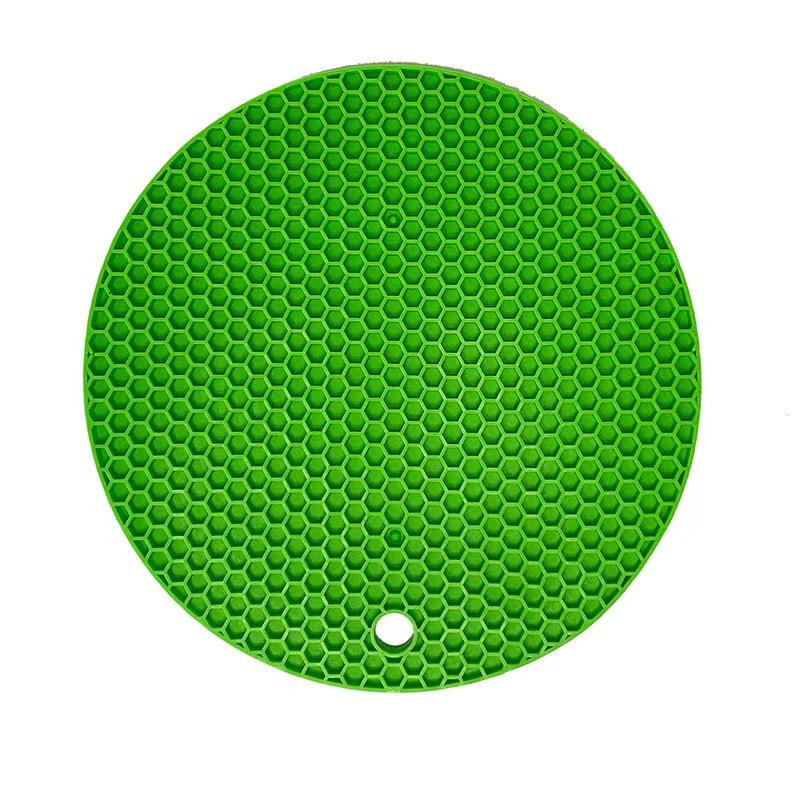 Round Heat Resistant Silicone Mat Drink Cup Coasters Insulation Non Slip Pot Holder Thicken Table Placemat Kitchen Accessories