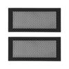 2pcs Baby Proofing Vent Covers Protective Silicone Safe Vent Covers for Home Floor Black