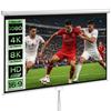 Projection Screen, 100-Inch 16:9 4K, Wall or Ceiling Mount