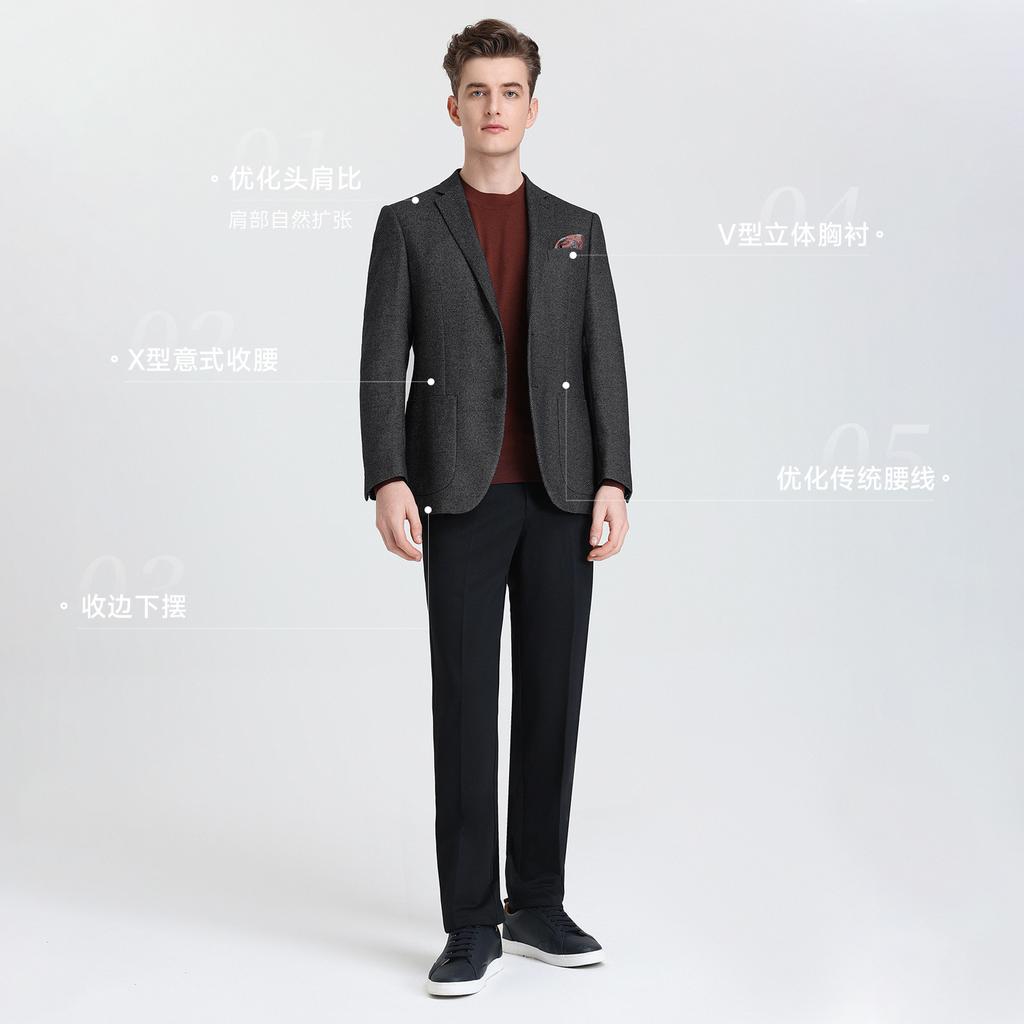 Langdeng Spring Suit Junior Business Dress Qianniao Grid Single Western Coat Top