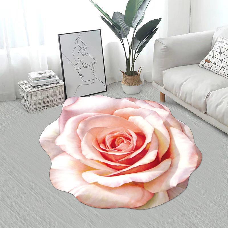 Нерегулярный цветочный ковер напольный коврик для дома гостиная ковер для спальни туалетный столик прикроватная тумбочка полный ковриков