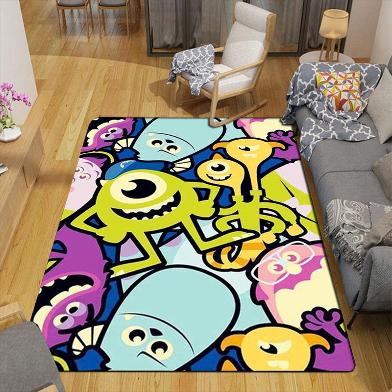 Monsters Mike Wazowski Rug Floor Mat for Living Room or Bedroom Soft and Comfortable Carpet a Gift for Birthday and Holiday.NFF0928250