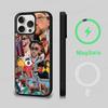 Singer B-Bad B-Bunnys Phone Case Magesafe Magnetic Wireless Charge Case For iPhone 16 11 12 13 14 15 Pro Max Plus Mini