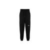 Solid Color Knee Logo Print Cotton Knit Sweatpants Men Bottoms Black J30J320590BEH