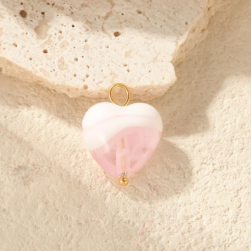Colorful Ceramic Palm Eye Heart Snowman DIY Jewelry Accessories