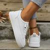 Маленькие белые туфли женские весенне-осенние новые низкие кеды на шнуровке повседневные женские студенческие кеды белые спортивные туфли женские