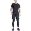 Asics Solid Color Outdoor Casual Round Neck Short Sleeve T-Shirt Men Tops Black 2011C701-001