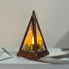 Пирамида Электронная свеча Ветер Свет Луна Украшения Украшения Атмосфера Подвесные реквизиты