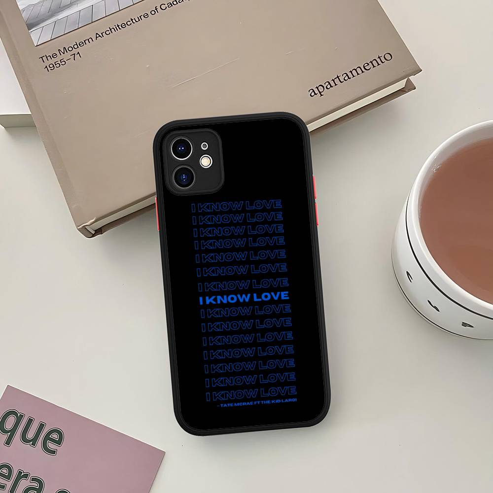 Певица Тейт Макрей Для iPhone Air 16 15 14 Plus 13 12 11 Pro Max Матовый Чехол Гелевый Ударопрочный Чехол для Телефона