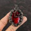 Red Fire Labradorite Pendant Copper Wire Wrapped Pendant Handmade Pendant Copper Jewelry Gemstone Pendant Wire Wrapped Jewelry Gift For Mom