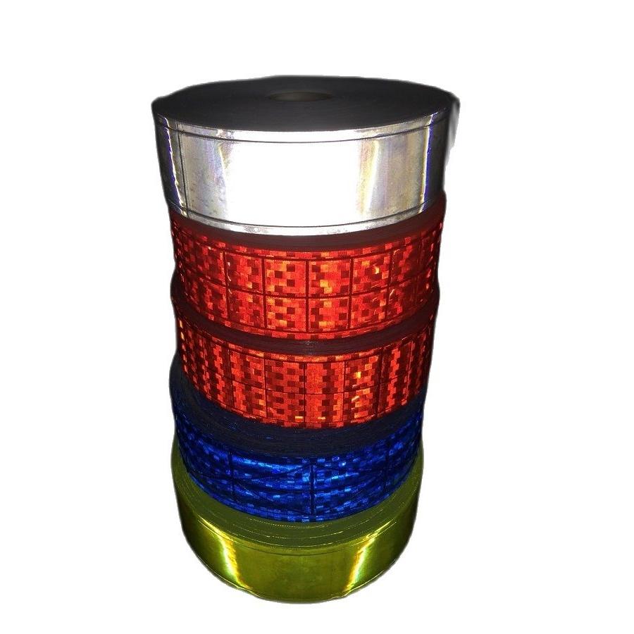 5СМ*5М Светоотражающая предупреждающая лента из ПВХ Дорожное движение Одежда Сумка Обувь Светоотражающие полосы Мебель Стена Декоративная пленка