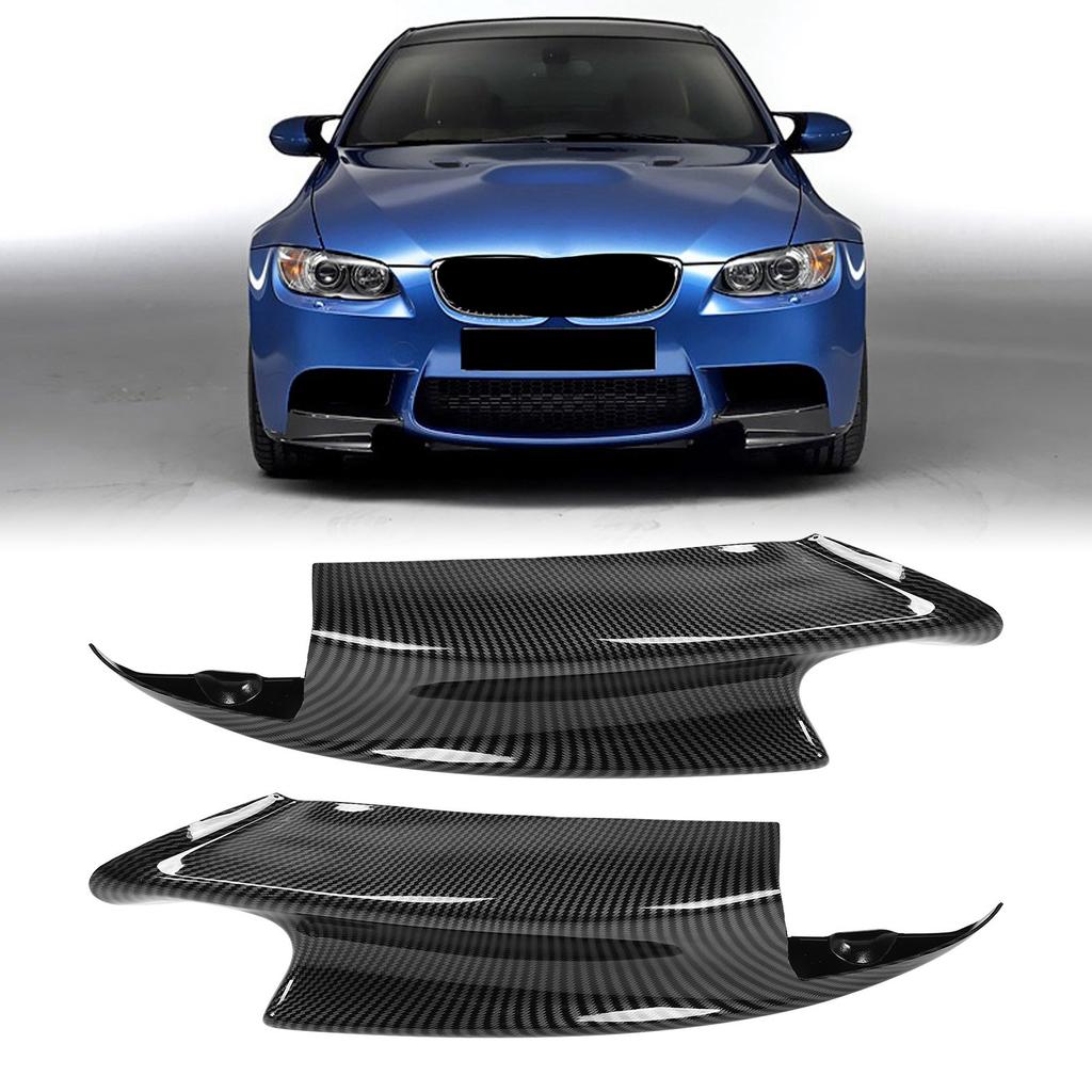 Pair Front Bumper Spoiler Lip Deflector Splitter Fit for E90 E92 E9 3 2007‑2012