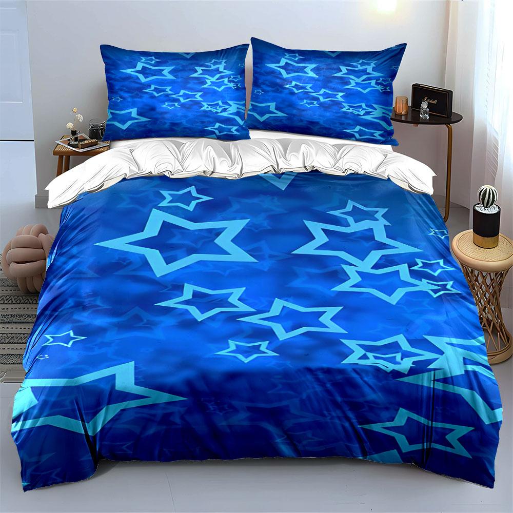 "Twinkling Starry Elegance" Bedding sets Duvet covers Pillowcases(1* Duvet Cover 2* Pillowcases without duvet insert)