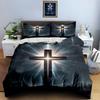 Radiant cross design. Bedding Duvet cover sets Duvet covers Pillowcases gifts (1 * Duvet Cover 2 * Pillowcases, without duvet insert)