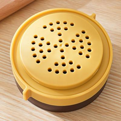 Вращающаяся крышка Бутылка для приправ для барбекю Пылезащитная пластиковая матовая емкость Дозатор с мерной шкалой Съемная банка для рассыпания муки Порошок чили