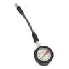 Diving Pressure Gauge with Carbon Fiber Woven Hose Diving Night Glow Pressure Gauge for BCD Regulator 15cm   5.9in
