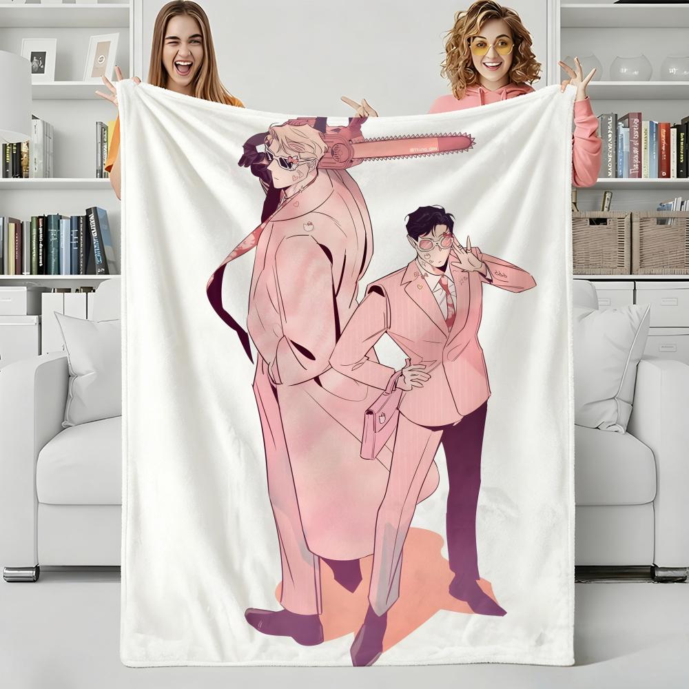 Art R-RosesChampagne Throw Flannel Blanket Perfect for Sofa Office Bed Travel Sleep Read Relax Camping four season use