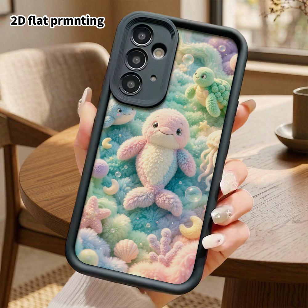 Чехол для телефона: 2D плоский, подходит для Samsung Galaxy A34 A35 M05 M06 S20 S22 S21 FE Plus 5G, защитный чехол, плюшевые маленькие животные, идеален для Рождества и Хэллоуина