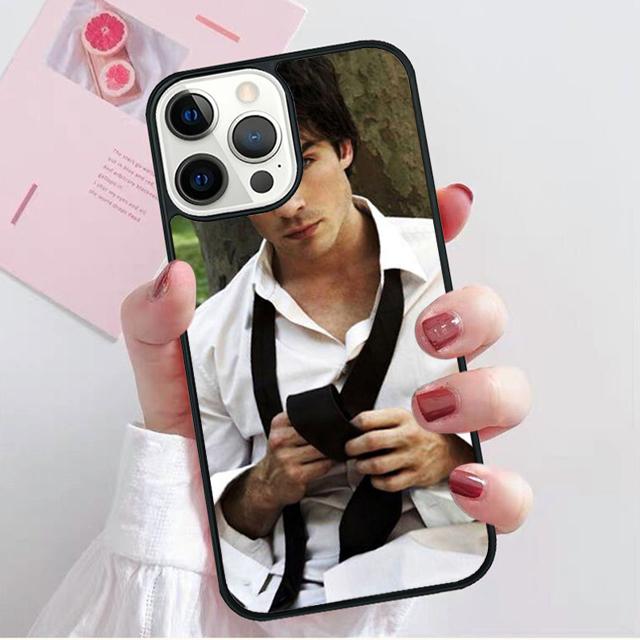 Чехол для телефона Ian Somerhalder Дневники вампира tvd для iPhone 17 Air 16 15 14 13 11 12 Pro Max Plus Shell Coque