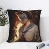 Horror Silents Hills F Game Pillow Case Comfy Pillow Cover For Couch Sofa Bedroom Vintage Cushion Cover