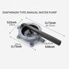 Manual Diaphragm Bilge Pump Plastic Hand Water Transfer Pump for Marine Boat Yacht RV Lifeboat Emergency Use