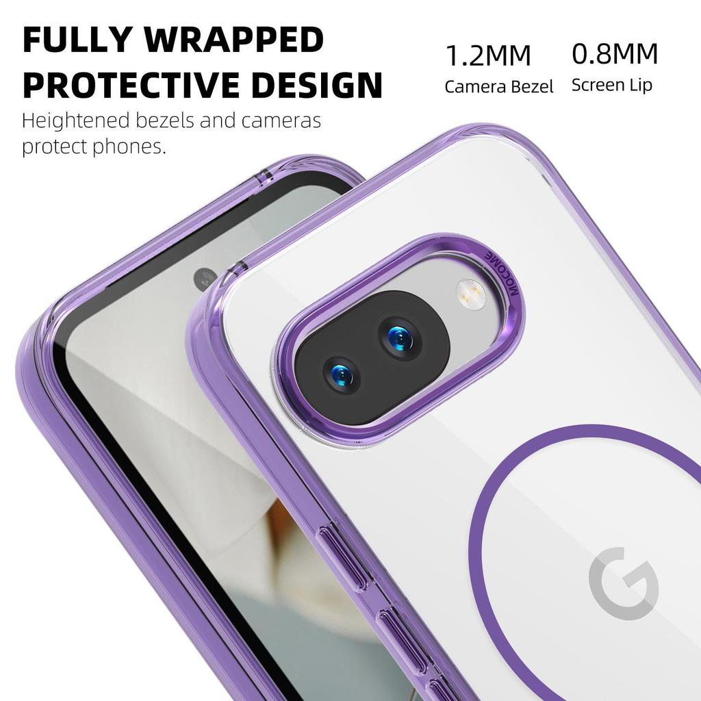 Прозрачный магнитный держатель для карт Star Shield для Google Pixel 10 Pro XL и Pixel 9A - Защита от падений