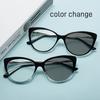 1Pcs New Personalized Ins Style Anti Blue Light Glasses  Cat Eye Frame Women'S Fashionable High-End Glasses