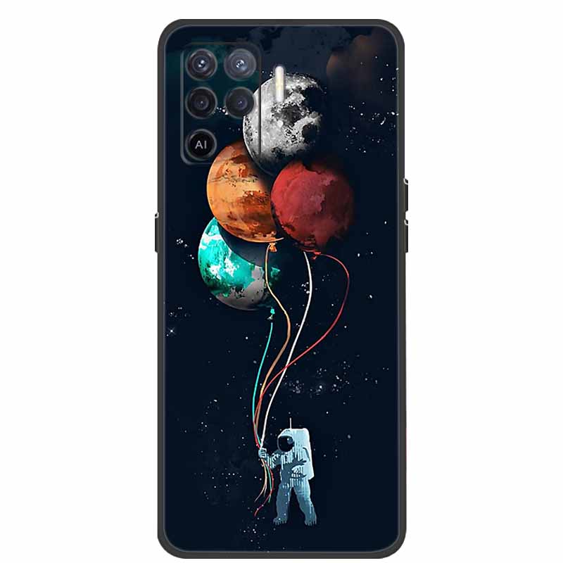 Для чехла OPPO Reno5 Lite Чехол Ударопрочный Мягкий силикон ТПУ Задняя крышка Для телефона Oppo Reno 5Z 5 Lite Чехол 5Lite CPH2205 Fundas