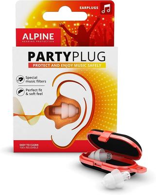 СРЕДСТВА ЗАЩИТЫ СЛУХА Беруши Беруши для работы Звукоизолирующие Alpine PartyPlug Прозрачные Удаленная работа/Дом