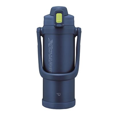 Бутылка для воды Zojirushi Mahobin Cool Bottle, большая емкость, спортивный кувшин, темно-синий, 2,06 л, SD-BE20-AD