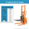 Manual & Electric Hydraulic Stacker Forklift for 1T-2T Lifting, Loading, and Unloading