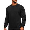Autumn and Winter Plush Men's Sweater Men's Solid Color Round-neck Men's T-shirt