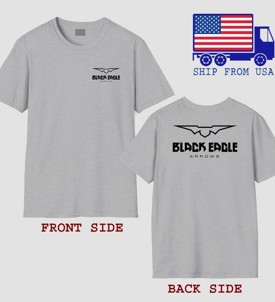 Black Eagle Arrows Men#039;s Grey Size S5XL Unisex T-Shirt
