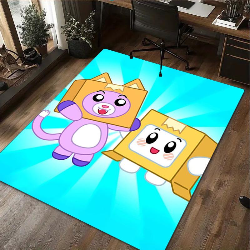 Lankybox Home Office Decorative Rug Room Computer Chair Area Rug Holiday Gift