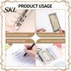 Small Item Storage Binder A6 Zipper Budget Planner, Cash Tracking Notebook with Dividers, Spiral Expense Tracker for Financial Management, Planner