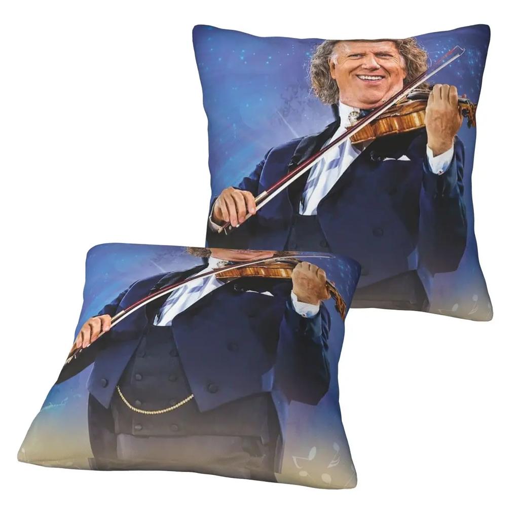 Andre Rieu Best Of Andre Rieu 2 Pcs Square Pillowcase Pillow Cover Cushion Zip Decorative Comfort Throw Pillow For Home