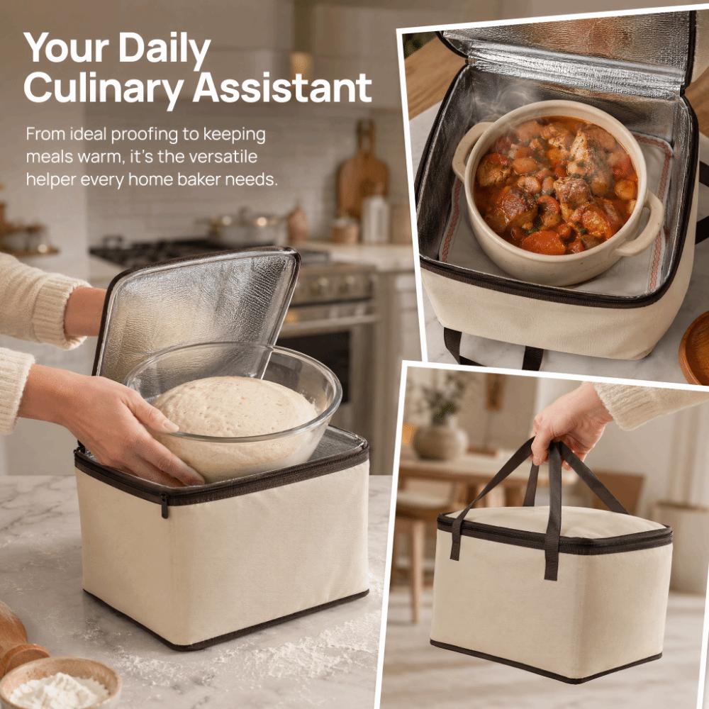 Collapsible Design Dough Proofer 20L Capacity Warming Box Bread Proofing Box Making Bread Yogurt