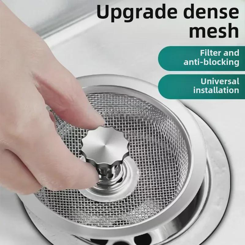 Stainless Steel Kitchen Sink and Floor Drain Filter