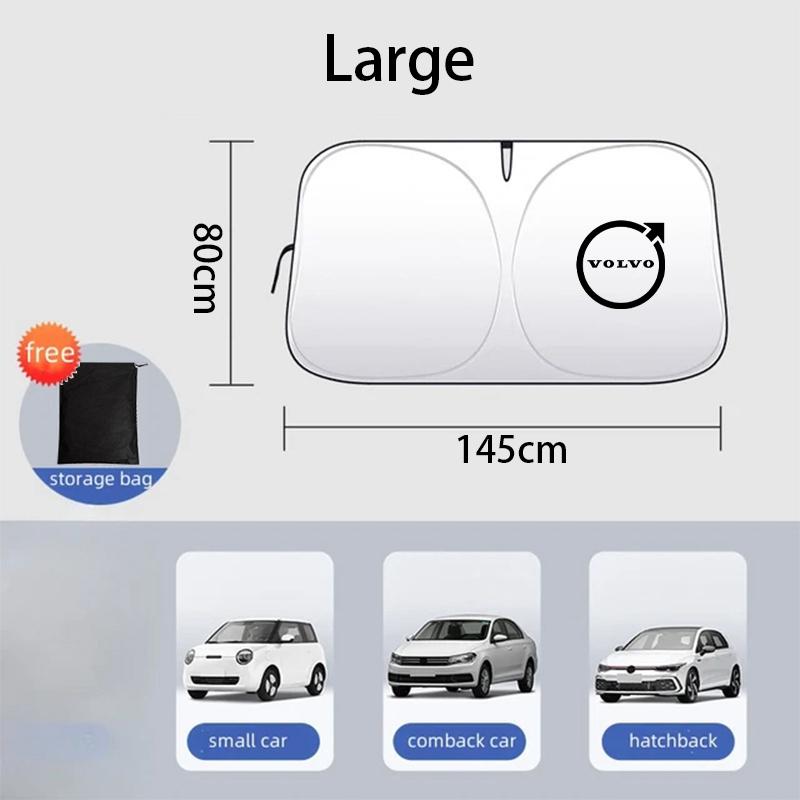 For Volvo V70 V60 V40 S90 olestar AWD XC40 S80 T6 V90 XC90 XC60 V50 S60 Car Windshield SunShade Cover Tools Auto Accessories