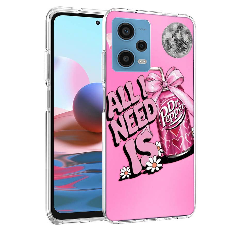Чехол для телефона Напиток Вишневый D-Dr-P-Pepper Для Redmi Note 13 12 14 15 Pro Plus 13R 11 11T 11E 11S 10 Pro 10S 9 9S Чехол Cell Clear TP