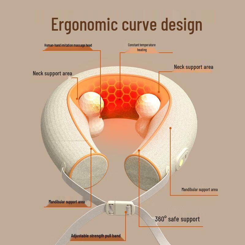 U-образный массажер для шеи Hezheng, штекер CN (адаптер в комплекте)