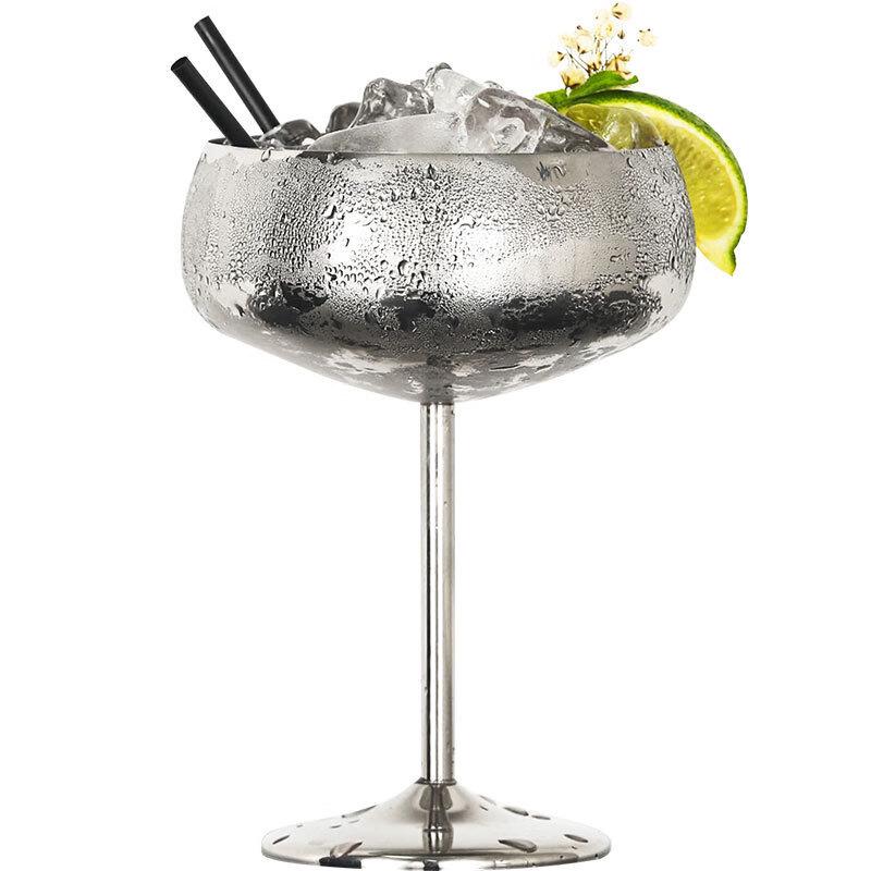 Stainless Steel Coupe Cocktail Glass