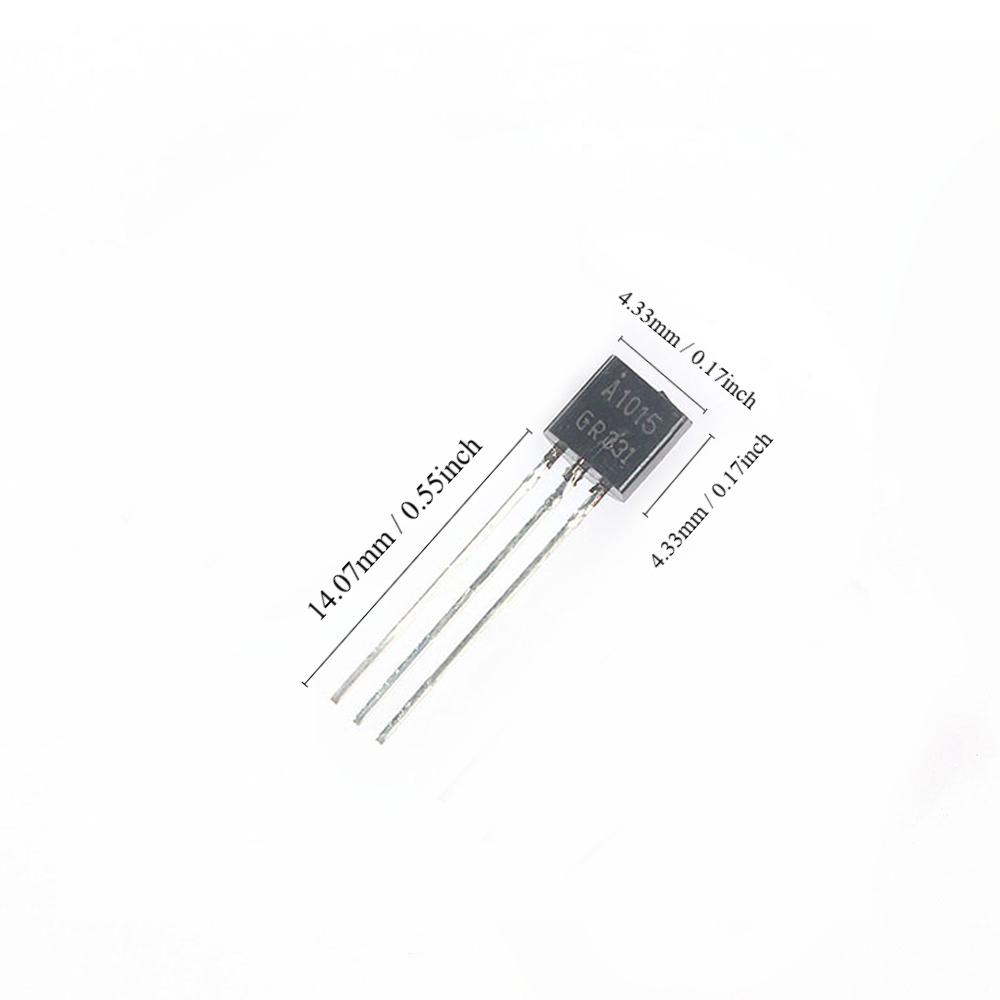 160/170/600PCS Transistor Assortment Kit - 15, 16, 17 Values PNP NPN Set Including S9012, S9013, 2N2222, S9015, S9018 TO-92